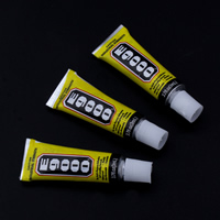 Super Glue, with Plastic, with letter pattern, 17x48x11mm, 3ml, 10PCs/Bag, Sold By Bag