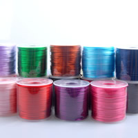 Polyamide Cord, with plastic spool, more colors for choice, 1.5mm, 50m/Spool, Sold By Spool