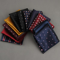 Unisex Taschentuch, Polyester, Quadrat, verschiedene Muster für Wahl, 230x230mm, verkauft von PC