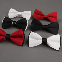 Polyester, Bowknot, Unisex, more colors for choice, 120x60mm, Sold By PC