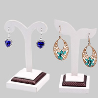 Leather Earring Display PU Leather Sold By Lot