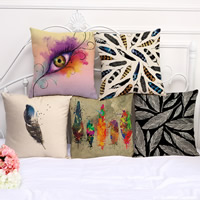 Cushion Cover, Cotton Fabric, different designs for choice, 45x45cm, Sold By PC