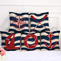 Cushion Cover, Cotton Fabric, with number pattern & different designs for choice & with letter pattern, 45x45cm, Sold By PC