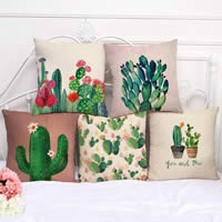 Cushion Cover, Cotton Fabric, different designs for choice & with letter pattern, 45x45cm, Sold By PC
