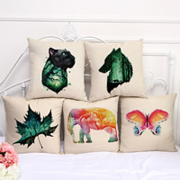 Cushion Cover, Cotton Fabric, different designs for choice, 45x45cm, Sold By PC