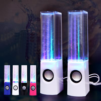 Plastic Sound System, Rectangle, LED, more colors for choice, 51x225mm, Sold By Set