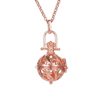 Pregnant Ball Locket Pendant Brass Round plated hollow lead & cadmium free 20-30mm Approx 2-4mm Sold By PC