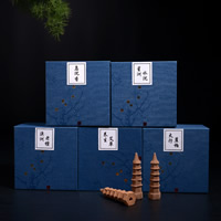 sandeltræ Tilbageløb Røgelse, Forskellige dufte til valg, 70mm, Ca. 20pc'er/Box, Solgt af Box