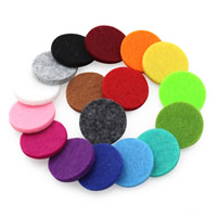 Cotton Cabochon Flat Round flat back 22mm Sold By Bag