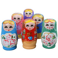 Wood Matryoshka Toy, for children, 120x65mm, Sold By PC