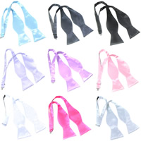 Polyester Bow Ties, Calabash, Unisex, more colors for choice, 450x60mm, Sold By PC