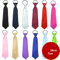 Polyester Tie, voor kinderen, meer kleuren voor de keuze, 280x70mm, Verkocht door PC