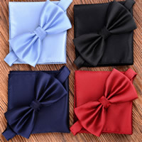 Polyester, Bowknot, Unisex, more colors for choice, 120x60mm, Sold By PC