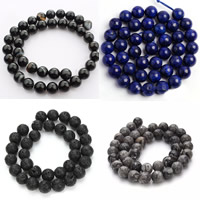 Mixed Gemstone Beads, Round, different materials for choice, Grade AAA, 10mm, Hole:Approx 1mm, Approx 38PCs/Strand, Sold Per Approx 14.5 Inch Strand