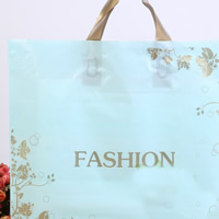 Fashion Gift Bag, Plastic, Plein, verschillende grootte voor keus & met brief patroon, 10pC's/Lot, Verkocht door Lot
