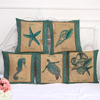 Cushion Cover Cotton Fabric Square & with letter pattern Sold By PC