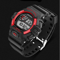 ユニセックス腕時計, ステンレス, とともに プラスチック & ゴム, メッキ, 調節の可能性がある & 文字パターンを持つ & 防水 & ルミナス, 無色, 52x50mm, 長さ 約 9.5 インチ, 売り手 パソコン