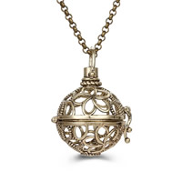 Pregnant Ball Locket Pendant, Brass, Round, plated, hollow, more colors for choice, lead & cadmium free, 20mm-30mm, Hole:Approx 2-4mm, Sold By PC