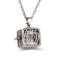 Pregnant Ball Locket Pendant Brass Square plated hollow lead & cadmium free 20mm-30mm Approx 2-4mm Sold By PC