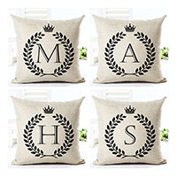 Cushion Cover, Cotton Fabric,  Square, printing, different designs for choice & with letter pattern, 450x450mm, Sold By PC