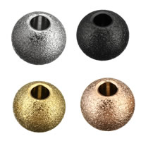 Perlas de acero inoxidable, Tambor, chapado, más colores para la opción, 6x8x8mm, agujero:aproximado 3mm, 200PCs/Grupo, Vendido por Grupo