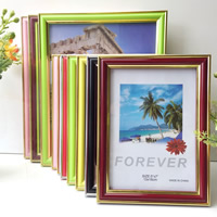 Tabletop Photo Frames, PVC Plastic, handmade, Tabletop Frame & with painted & different size for choice, more colors for choice, Sold By PC
