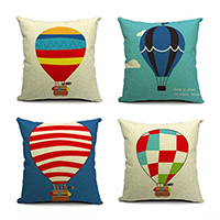 Cushion Cover, Cotton Fabric,  Square, printing, different designs for choice, more colors for choice, 450x450mm, Sold By PC