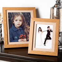 Tabletop Photo Frames, Wood, Rectangle, Tabletop Frame & different size for choice, Sold By PC