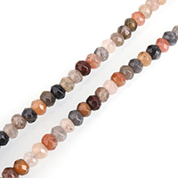 Gemstone Jewelry Beads, Tourmaline, Rondelle, natural, made in China & different size for choice & faceted, Sold Per Approx 15 Inch Strand