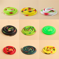 Gummi Simulation Animal Toy, Snake, forskellige stilarter for valg, Længde Ca. 29.2 inch, Solgt af PC