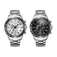Stainless Steel, with paper box & Tibetan Style dial & Glass, plated, for man & waterproof, more colors for choice, 43mm, Length:Approx 9.8 Inch, Sold By PC