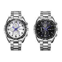 Stainless Steel, with paper box & Tibetan Style dial & Glass, plated, for man & waterproof, more colors for choice, 41x14mm, Length:Approx 9.2 Inch, Sold By PC