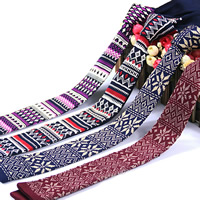Slipsar, Polyester, knit, olika mönster för val & för människan, 145x6cm, Säljs av PC