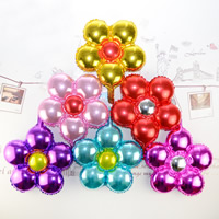 Balloons Aluminum Foil mixed colors Sold By Bag
