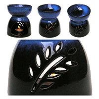 Traditional Ceramic Inserted Burner Incense Seat, Porcelain, hollow, 96x96x117mm, Sold By PC