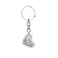 Bag Purse Charms Keyrings Keychains Zinc Alloy Heart platinum color plated Unisex & with letter pattern & enamel nickel lead & cadmium free 17mm Sold By Strand