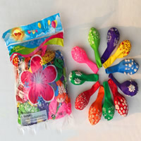 Balloons, Latex, mixed colors, 12lnch, 100PCs/Bag, Sold By Bag