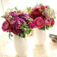 Fleurs artificielles pour la décoration de maison, Laine soie, plus de couleurs à choisir, 380mm, Vendu par PC