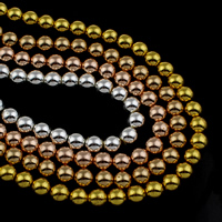 Ikke-magnetiske Hæmatit perler, Ikke-magnetisk hæmatit, forgyldt, flere farver til valg, 85x8x8.50mm, Hole:Ca. 1mm, Ca. 50pc'er/Strand, Solgt Per Ca. 15.5 inch Strand