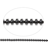 Non Magnetic Hematite Beads, 4x3x4mm, Hole:Approx 1mm, Approx 132PCs/Strand, Sold Per Approx 15.5 Inch Strand