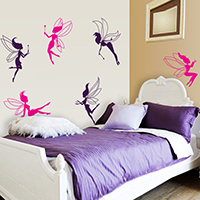 Wall Stickers & Decals, PVC Plastic, adhesive & waterproof, 700x500mm, Sold By Set