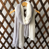 Mode Schals, Polyester und Baumwolle, zweifarbig, keine, 150x190cm, verkauft von Strang