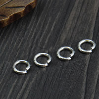 925 Sterling Silver Open Jump Ring, 20PCs/Lot, Sold By Lot