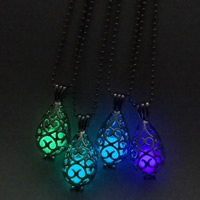 Luminated Necklace, Brass, with 5cm extender chain, Teardrop, platinum color plated, oval chain & for woman & hollow, more colors for choice, nickel, lead & cadmium free, 12x27mm, Sold Per Approx 17.5 Inch Strand