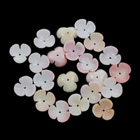 Peristernia Incarnata Perlen, Blume, verschiedene Größen vorhanden, Bohrung:ca. 1mm, 10PCs/Tasche, verkauft von Tasche