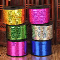 Plastic Curling Ribbon, more colors for choice, 5x90mm, 100Yard/PC, Sold By PC