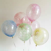 ballonnen, latex, met PE Foam, 12lnch, 5pC's/Bag, Verkocht door Bag
