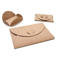 Kraft Envelope, Rectangle, different size for choice, 10PCs/Bag, Sold By Bag