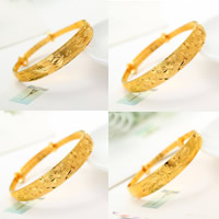Brass Bracelet & Bangle, 24K gold plated, adjustable & different designs for choice & for woman, nickel, lead & cadmium free, 12mm, Inner Diameter:Approx 60mm, Length:Approx 7.5 Inch, Sold By PC