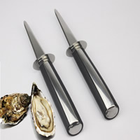 Couteau d’huître, acier inoxydable, avec bois, couleur originale, 220mm, Vendu par PC